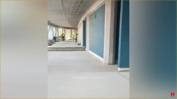 j9九游真人游戏第一平台诺坎普施工新进展：看台入口走廊、新的洗手间已经涂成了蓝色